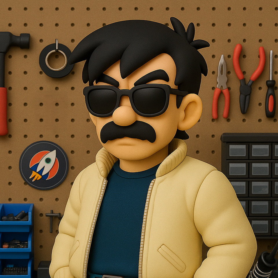 Krizdingus in the Workshop – Stylized Portrait